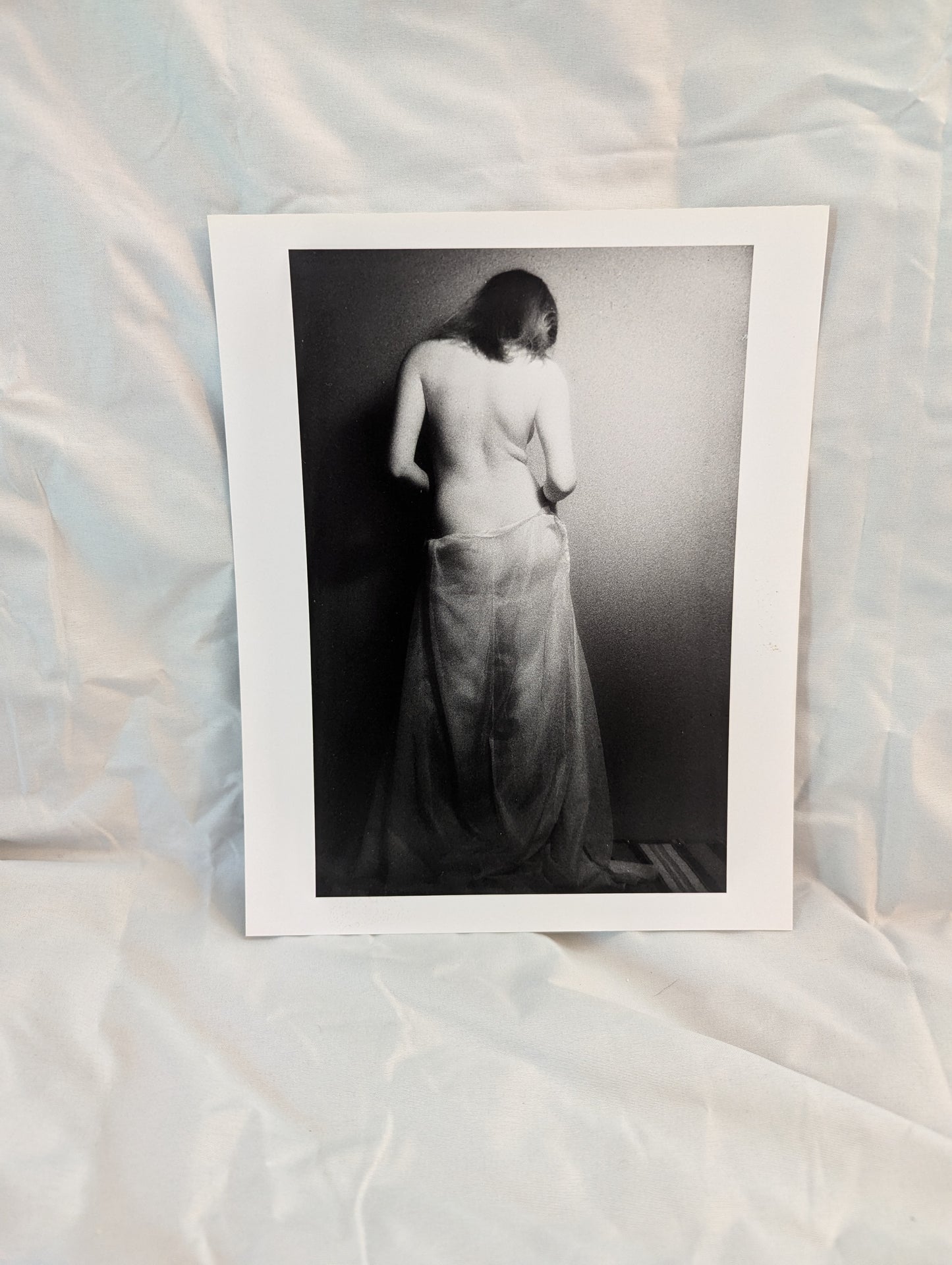 Anon Nude Draped (B&W)
